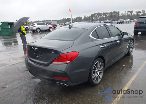 2019 Genesis G70 2.0T Advanced из США, поврежденный, VIN KMTG44LA1KU020799